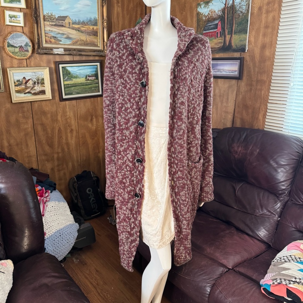Baldessarini Designer Boho Knit Sweater Duster
